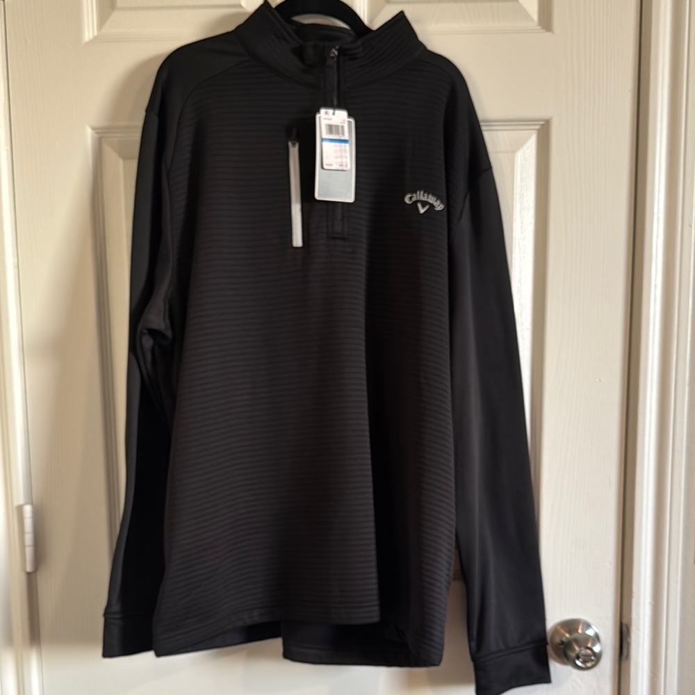 Callaway Black Zip Up Sweater